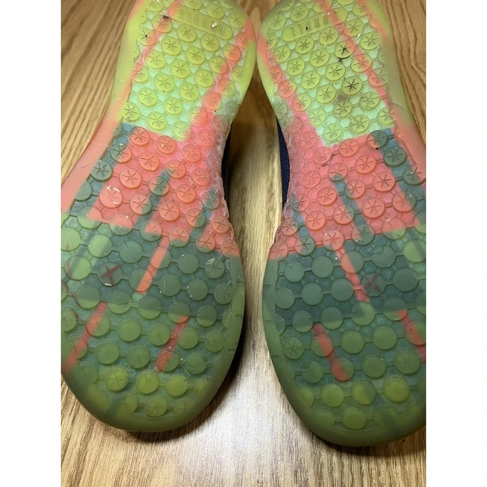 NOBULL Lightning Lightweight‎ Trainer Navy Multicolor Womens 7.5 Men's 6 Rainbow